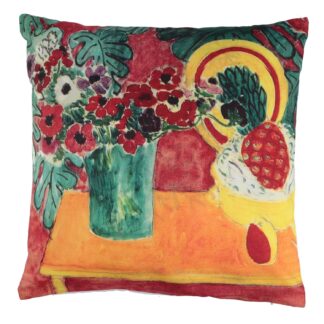 Fodera cuscino tessuto rosso quadro cm40x40