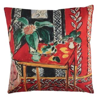 Fodera cuscino tessuto rosso quadro cm40x40