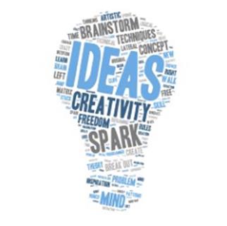 Quadro stampa bluetooth lampadina bianco ghiaccio cm60x60x4