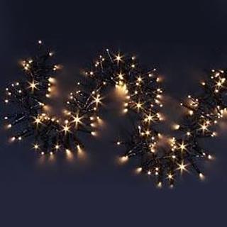 Luce filo verde 192 miniled 3mm bianco controller alimentazione fissa 150xh200