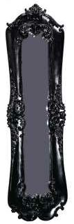 Specchio nero a muro sm-4513 cm. 40 x 140 x 5,5