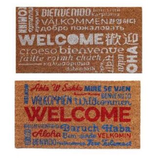 Zerbino cocco cm75x40x1,4 welcome 2 assortiti