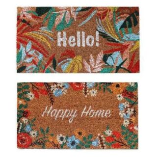 Zerbino cocco cm75x40x1,4 happy home 2 assortiti