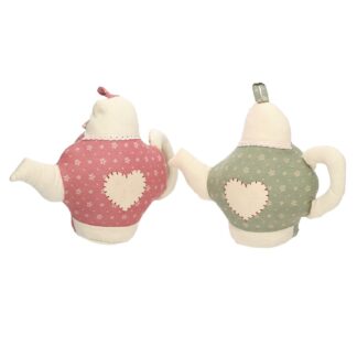 Fermaporta poliestere teiera 2 assortiti cm30x9h20