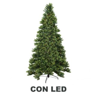 Albero monte Durando verde 2093 rami 620 LED cm ø132h240