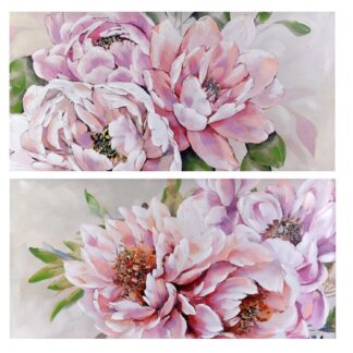 Quadro legno rettangolare 2 assortiti cm120x3x60