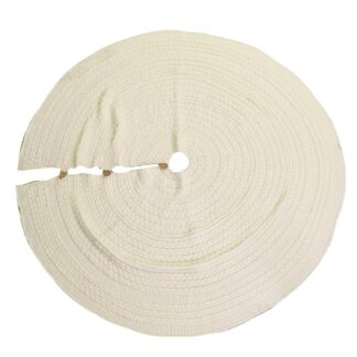 Copribase tessuto maglia albero crema cm ø112h0,5