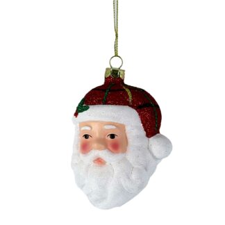 Babbo natale plastica cappello rosso cm10x6,5x5,5