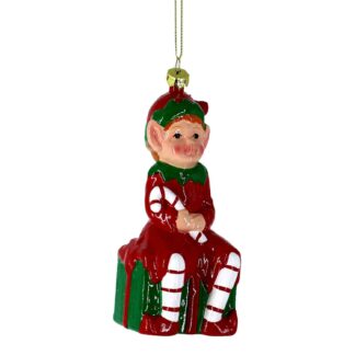 Elfo plastica rosso cm6,1x5x13,3