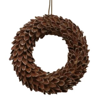 Coroncina pigna bronzo cmø3x14