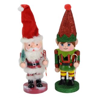 Soldatino legno elfo babbo assortiti cmxh22