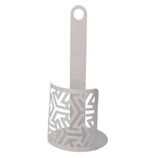 Portascottex metallo frecce bianco tondo cm ø15h33