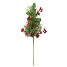 Ramo plastica rosso cm67