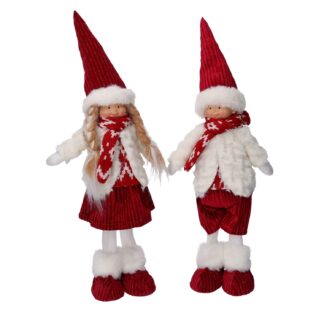 Bambino tessuto bianco rosso 2 assortiti cm16x9h45