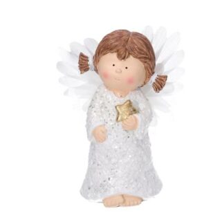 Angelo resina led bianco cm14x10h17