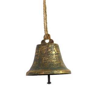 Campanello metallo oro cm ø6,5h26