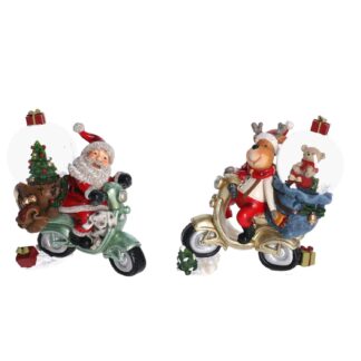 Palla di vetro scooter multicolor 2 assortiti cm10,5x6h11