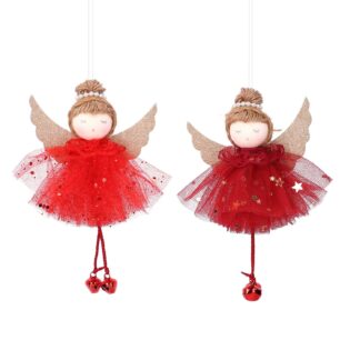 Angelo tessuto rosso 2 assortiti cm4x4x14