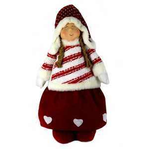 Bambina tessuto rosso cm32x14h76/98