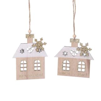 Casetta legno naturale 2 assortiti cm10x0,8x24,5