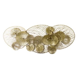 Quadro metallo oro cm123,8x50,2h9,5