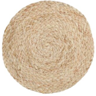 Sottopentola mais naturale intreccio piatto confezione 4pezzi cm ø25x1