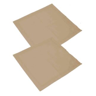 Tovagliolo optical set 2 pezzi beige quadro cm40x40