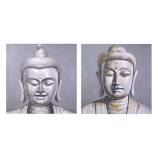 Quadro legno buddha quadro 2 assortiti cm100x3x100