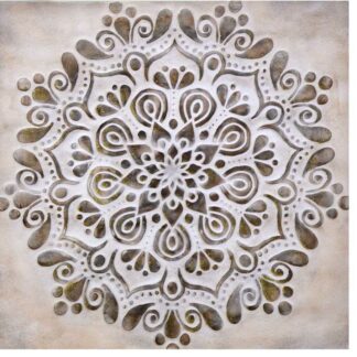 Quadro legno oro astratto quadro cm60x2,5x60