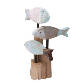 Pesce legno cm22x8h25