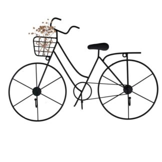 Appendino metallo bicicletta nero cm40x3x27