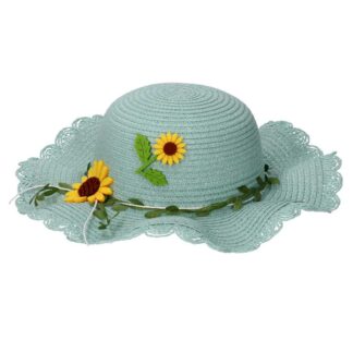 Cappello bimba assortiti cmø50/52 azzurro girasole