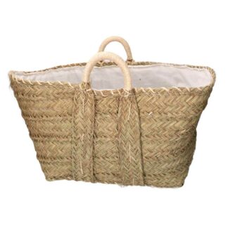 Borsa paglia naturale cm75x40h36/46