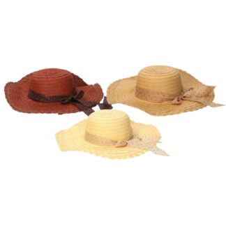 Cappello donna cmø57/58 fiocco 3 assortiti