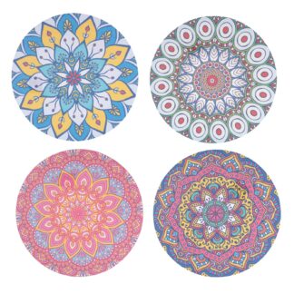 Tovaglietta plastica tondo 4 assortiti cm ø38