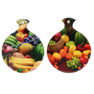 Sottopentola ceramica frutta multicolortondo 2 assortiti cm18,7x15h0,6