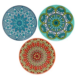 Sottopentola ceramica tondo 3 assortiticm ø20h0,6