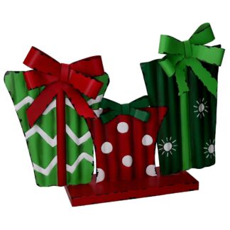 Pacco regalo metallo cm49,5x12,5h37