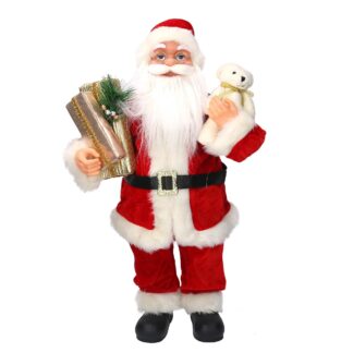 Babbo natale tessuto rosso cmh80