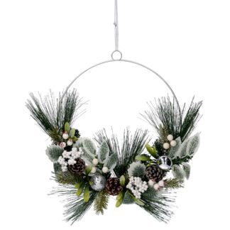 Ghirlanda bianco cm ø30