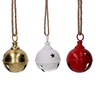 Campanello metallo 3 colori assortiti cm ø12h17,8