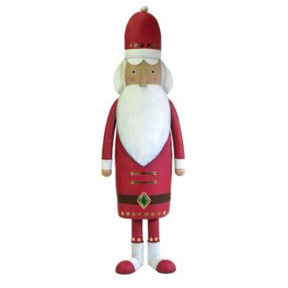 Babbo natale metallo rosso cm61,6x31,2h184,2