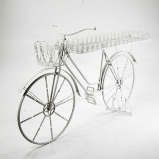 Espositore metallo bicicletta bianco cm186,7x66h113