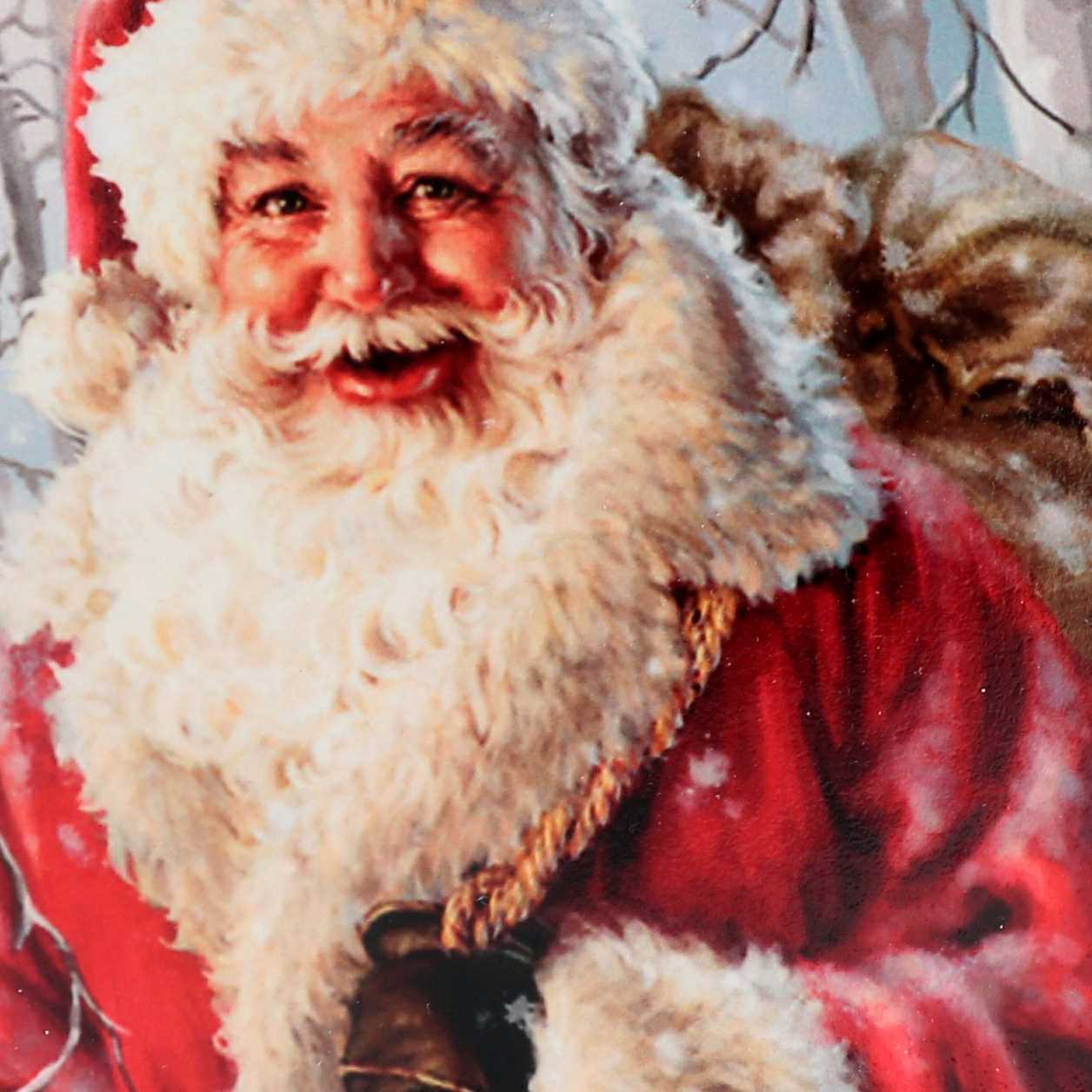 Mattonella ceramica babbo natale tondo cm18x18x0,6 - immagine 4