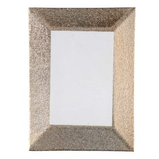 Svuotatasche vetro bordo oro rettangolare cm27x19,5