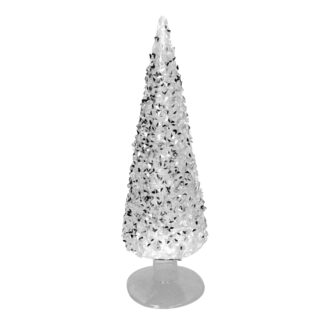 Albero vetro bianco cm ø8,8h28