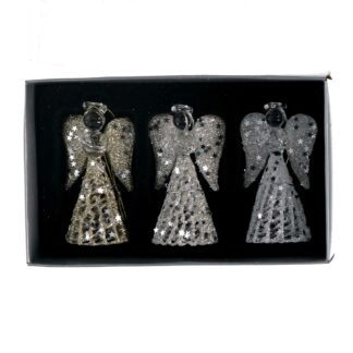 Angelo vetro confezione 3pz cm11x18x5,5