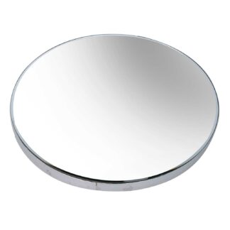 Centrotavola specchio argento cm ø25,5h2