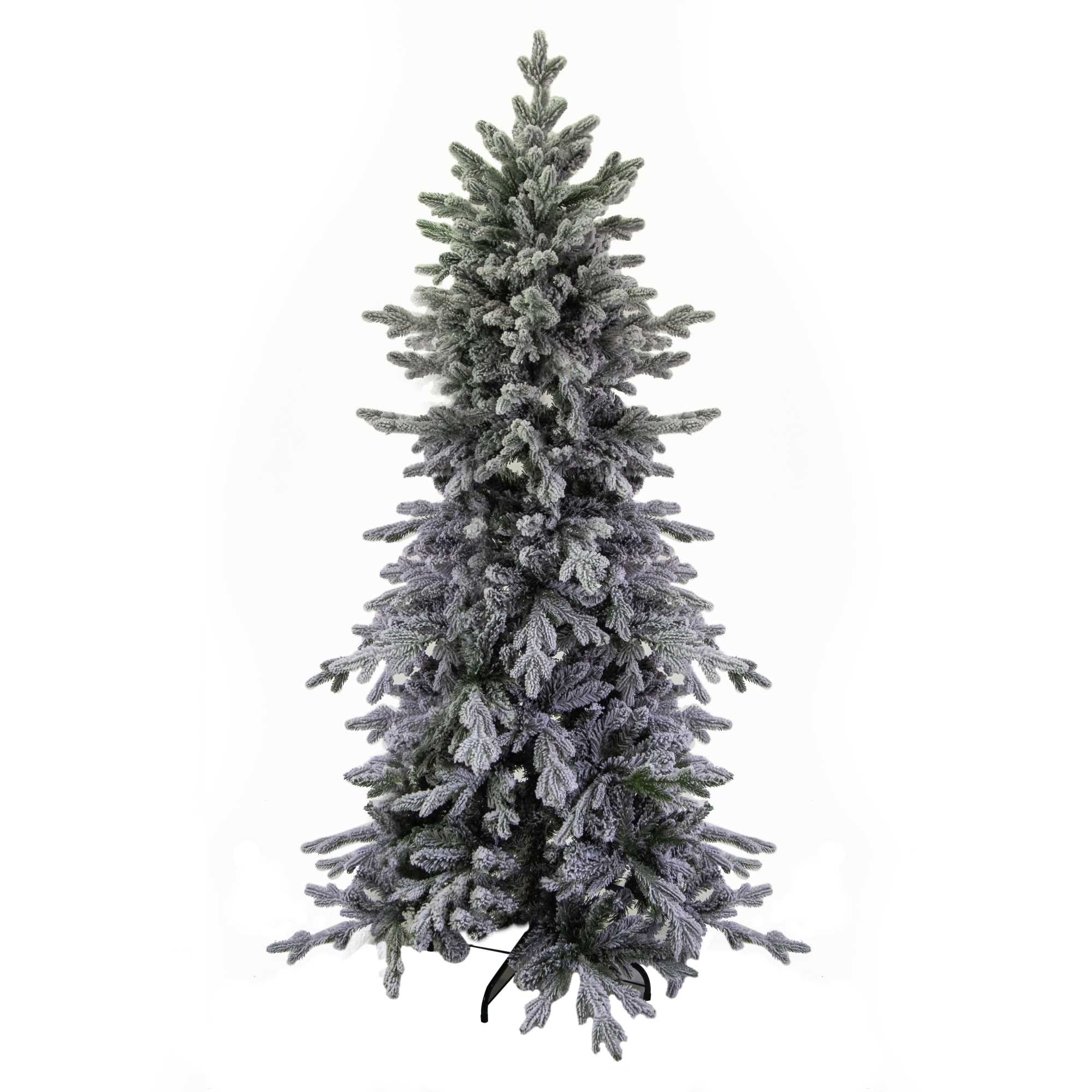 Albero Grinch slim innevato verde 1844 rami cm ø110h180