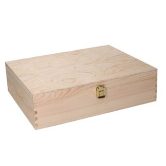 Cassetta portabottiglie legno naturale 3 posti cm35x27h9